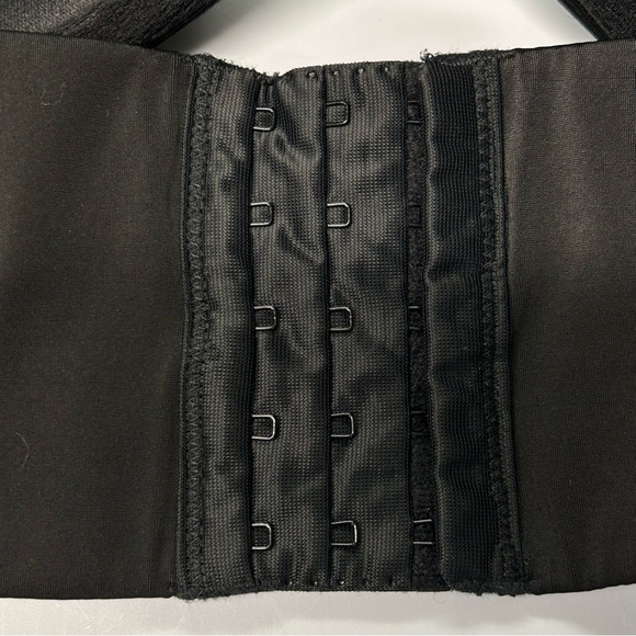 Cacique Smooth Full Coverage T Shirt Bra Size 46DD Underwire Lined Black Satin - Picture 6 of 9